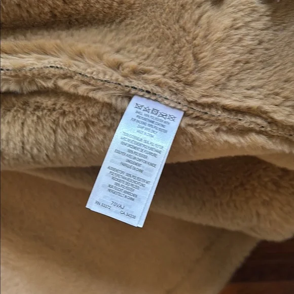 French Connection Black and Tan Teddy Jacket - Picture 2 of 8